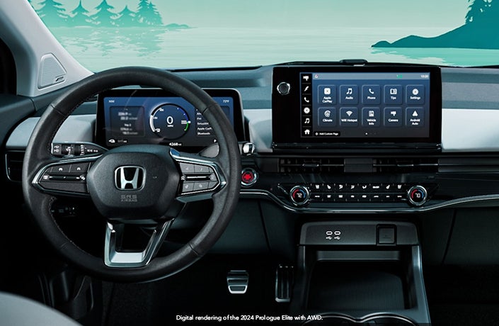 image of the inside of a Honda Prologue