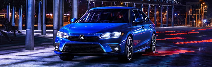 image of a blue Honda Civic Sedan
